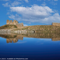 Buy canvas prints of Scottish Castle by Loch by Tom McPherson