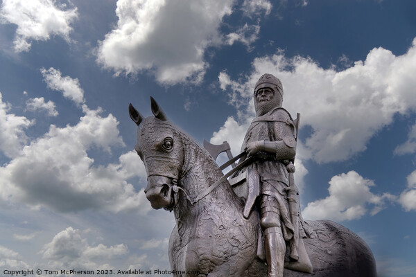 Robert The Bruce Statue Picture Board by Tom McPherson