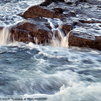 Buy canvas prints of Sea on Rocks by Tom McPherson