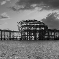Buy canvas prints of Brighton West Pier by Tom McPherson