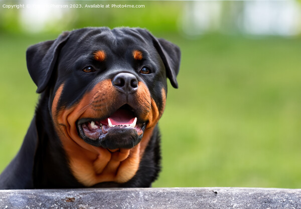 Rottweiler  Picture Board by Tom McPherson