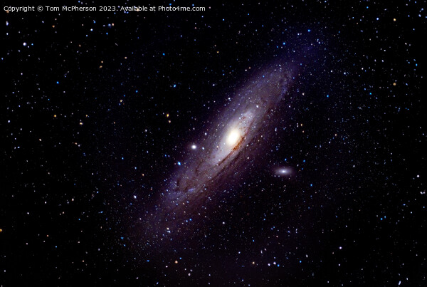 Andromeda Galaxy Picture Board by Tom McPherson