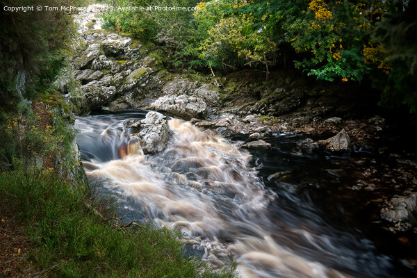 River Findhorn at Randolph's Leap Picture Board by Tom McPherson