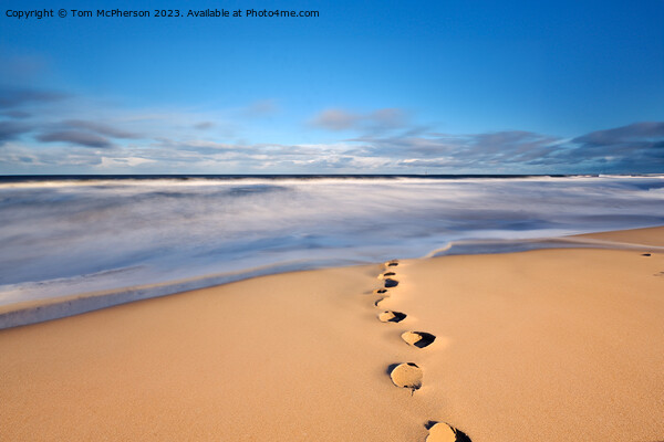 Footprints in the Sand Picture Board by Tom McPherson