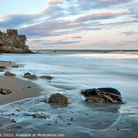 Buy canvas prints of Covesea Caves Beach Lossiemouth by Tom McPherson