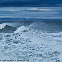 Buy canvas prints of A Stormy Seascape on the Moray Firth, Scotland by Tom McPherson