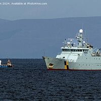 Buy canvas prints of Marine Protection Vessel Minna by Tom McPherson