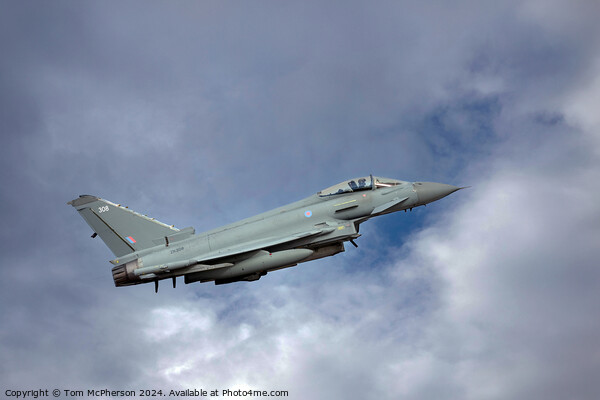 RAF's Pioneering Eurofighter Typhoon ZK308 Picture Board by Tom McPherson