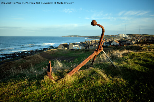 Burghead Anchor Picture Board by Tom McPherson