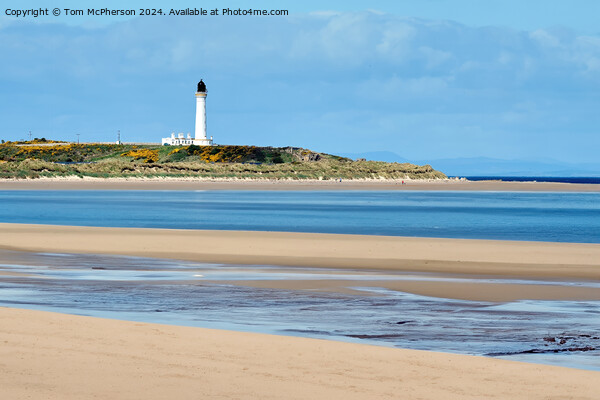 Covesea Lighthouse, Lossiemouth Picture Board by Tom McPherson