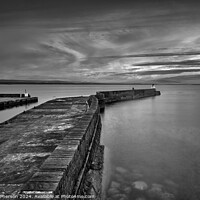 Buy canvas prints of  Burghead North Pier by Tom McPherson