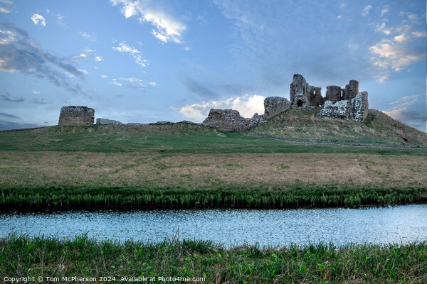 Duffus Castle and Moat Picture Board by Tom McPherson