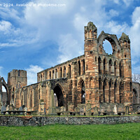 Buy canvas prints of Elgin Cathedral Ruins by Tom McPherson