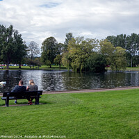 Buy canvas prints of Love in the Park by Tom McPherson