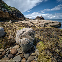 Buy canvas prints of Collach Stacks by Tom McPherson
