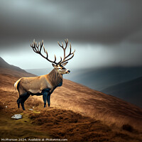 Buy canvas prints of Majestic Stag by Tom McPherson