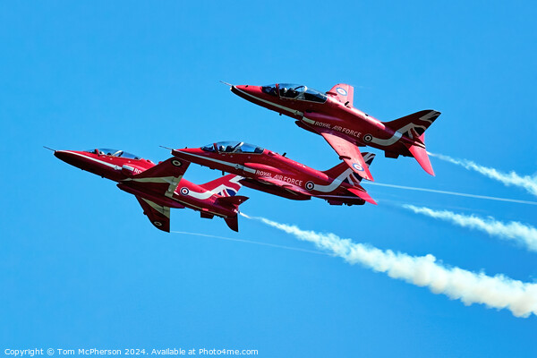 Red Arrows in the Blue Picture Board by Tom McPherson