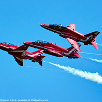 Buy canvas prints of Red Arrows in the Blue by Tom McPherson
