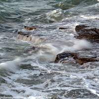 Buy canvas prints of Sea Over Rocks by Tom McPherson