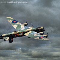 Buy canvas prints of The Avro Lancaster by Tom McPherson