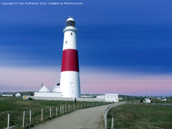 Portland Bill Lighthouse Picture Board by Tom McPherson