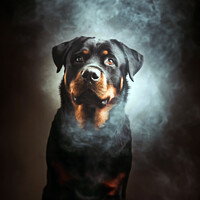 Buy canvas prints of The Rottweiler  by Tom McPherson