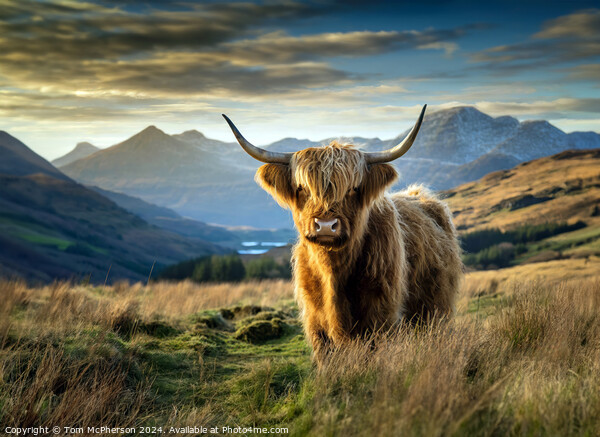 Highland Cow Picture Board by Tom McPherson