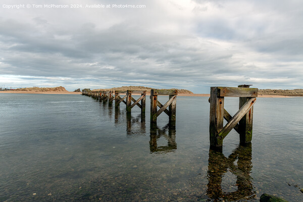 Lossiemouth footbridge (remains of) Picture Board by Tom McPherson