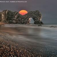 Buy canvas prints of Sunset at Durdle Door  by Tom McPherson