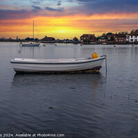 Buy canvas prints of Bosham Quay Sunset by Tom McPherson