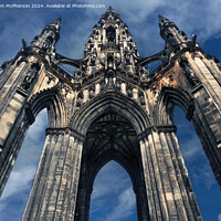 Buy canvas prints of  Scott Monument  by Tom McPherson