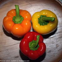 Buy canvas prints of 3 Peppers by Tom McPherson