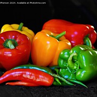 Buy canvas prints of Study of Peppers by Tom McPherson