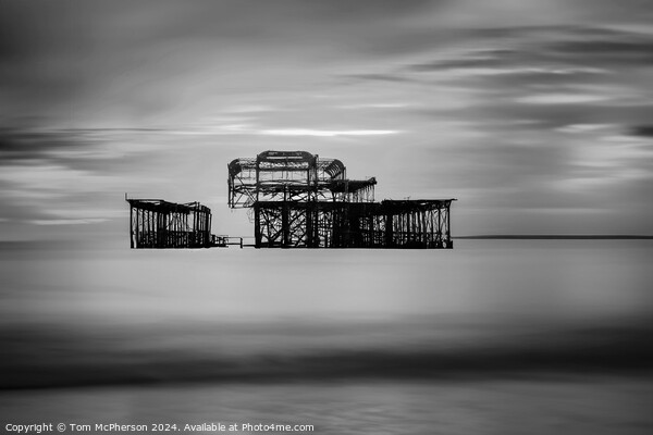 West Pier Brighton Picture Board by Tom McPherson