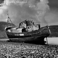Buy canvas prints of Old Boat of Caol by Tom McPherson