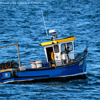 Buy canvas prints of Lobster Fishing Boat Burghead by Tom McPherson