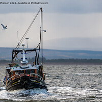 Buy canvas prints of Burghead Fishing Boat 'Trust' by Tom McPherson
