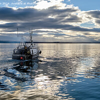 Buy canvas prints of Lone fishing boat by Tom McPherson