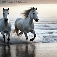 Buy canvas prints of The Andalusian horse by Tom McPherson