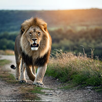 Buy canvas prints of Lion by Tom McPherson