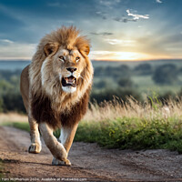 Buy canvas prints of Lion by Tom McPherson