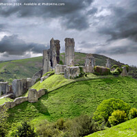 Buy canvas prints of Corfe Castle by Tom McPherson