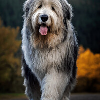 Buy canvas prints of The Old English Sheepdog  by Tom McPherson
