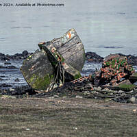 Buy canvas prints of Wreck on the Lossie by Tom McPherson