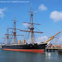 Buy canvas prints of HMS Warrior  by Tom McPherson