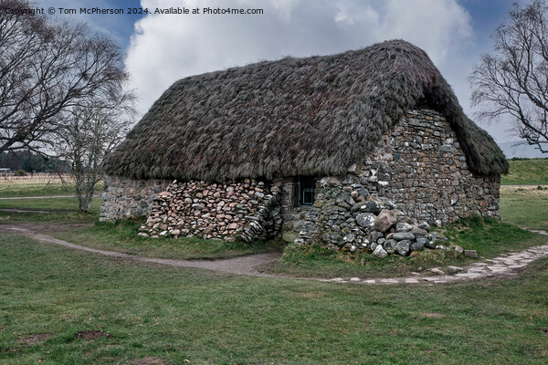 Leanach Cottage, Culloden Battlefield Picture Board by Tom McPherson