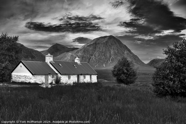 Blackrock Cottage Glencoe Picture Board by Tom McPherson
