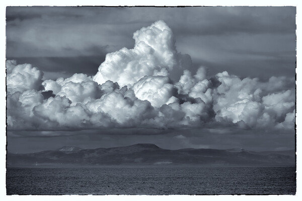 Cloud Formations over Moray Firth Picture Board by Tom McPherson