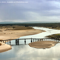 Buy canvas prints of The old footbridge at Lossiemouth by Tom McPherson