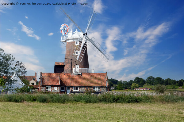 Cley Windmill Picture Board by Tom McPherson